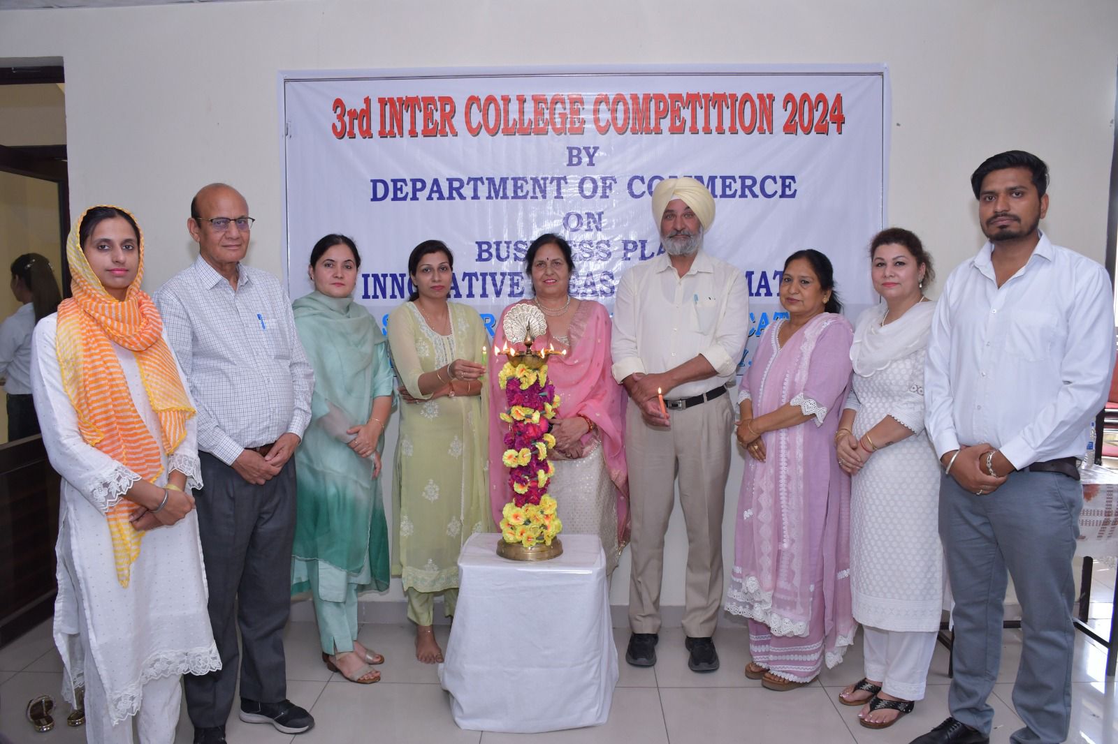 3rd Inter College Competition Organised By Coomerce Dept. on Business Plan Innovative Idea To Ultimate